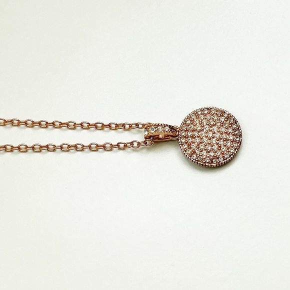 Judith Jack Marcasite and Crystal Reversible Sterling Silver Pendant Necklace - Picture 8 of 10